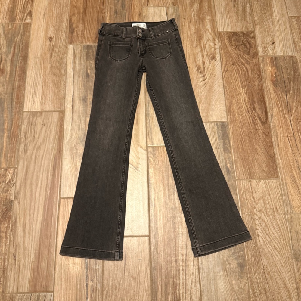 Abercrombie Kids Low-Rise Boot Jeans
